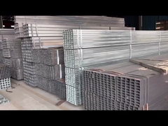 Tubes en acier galvanisé carré, enduites de zinc